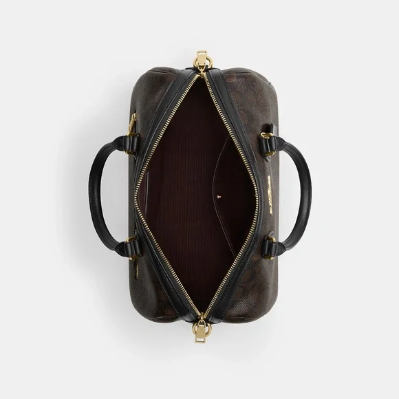 Rowan Large Satchel Bag In Signature Canvas - Picture 3 of 3